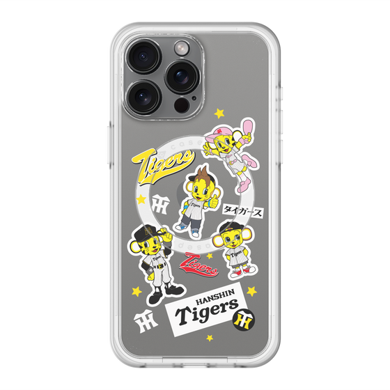 スリムプロテクションプレミアムケース with MagSafe［ 阪神タイガース - ステッカー ］