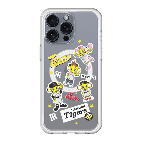 スリムプロテクションプレミアムケース with MagSafe［ 阪神タイガース - ステッカー ］