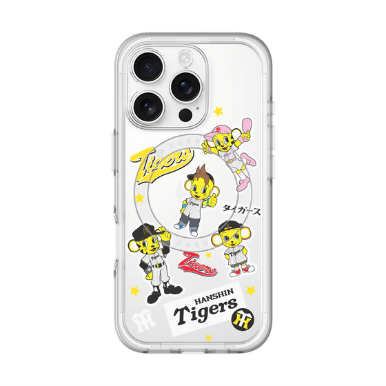 スリムプロテクションプレミアムケース with MagSafe［ 阪神タイガース - ステッカー ］