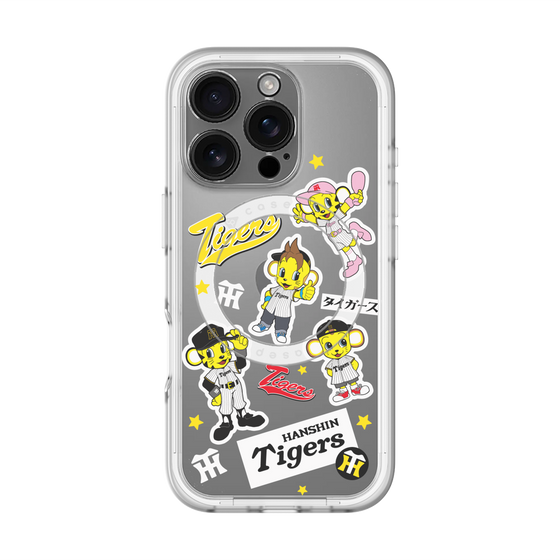 スリムプロテクションプレミアムケース with MagSafe［ 阪神タイガース - ステッカー ］