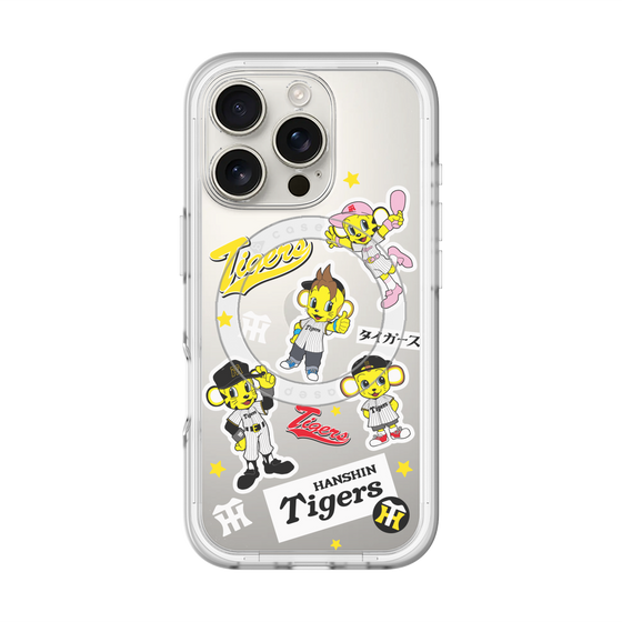 スリムプロテクションプレミアムケース with MagSafe［ 阪神タイガース - ステッカー ］