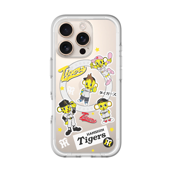 スリムプロテクションプレミアムケース with MagSafe［ 阪神タイガース - ステッカー ］