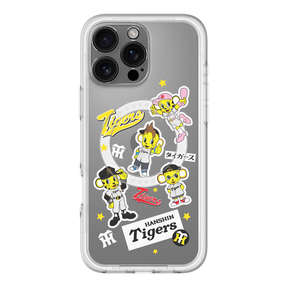 スリムプロテクションプレミアムケース with MagSafe［ 阪神タイガース - ステッカー ］