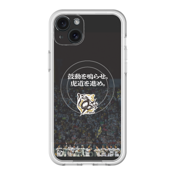 スリムプロテクションプレミアムケース with MagSafe［ 阪神タイガース - 90周年ロゴ - ビジュアル ］