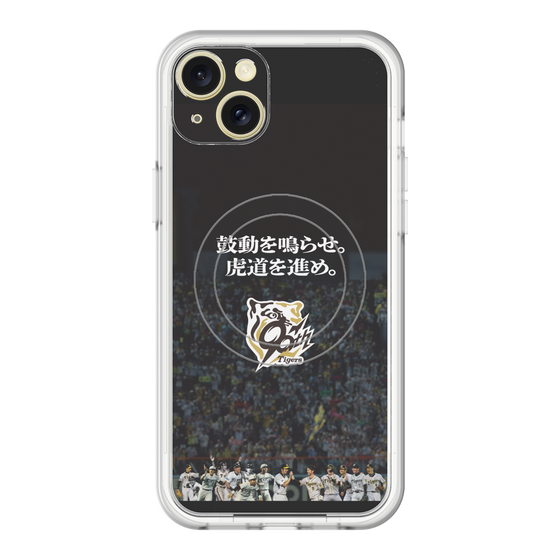 スリムプロテクションプレミアムケース with MagSafe［ 阪神タイガース - 90周年ロゴ - ビジュアル ］