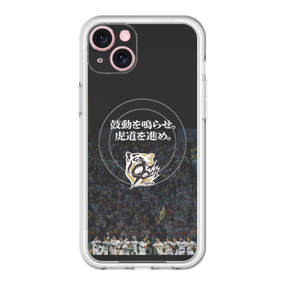 スリムプロテクションプレミアムケース with MagSafe［ 阪神タイガース - 90周年ロゴ - ビジュアル ］