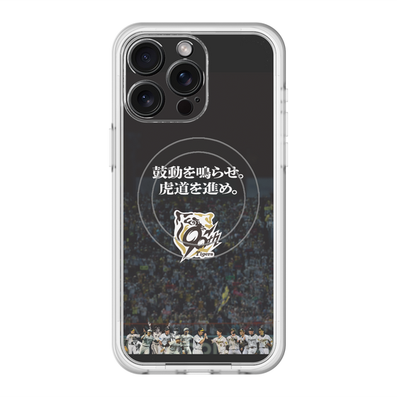 スリムプロテクションプレミアムケース with MagSafe［ 阪神タイガース - 90周年ロゴ - ビジュアル ］