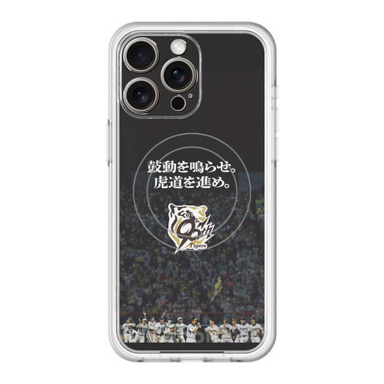 スリムプロテクションプレミアムケース with MagSafe［ 阪神タイガース - 90周年ロゴ - ビジュアル ］