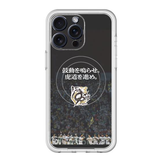スリムプロテクションプレミアムケース with MagSafe［ 阪神タイガース - 90周年ロゴ - ビジュアル ］
