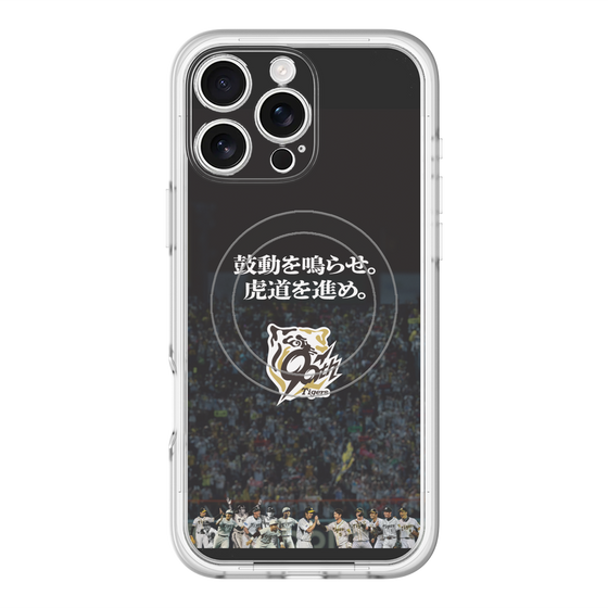 スリムプロテクションプレミアムケース with MagSafe［ 阪神タイガース - 90周年ロゴ - ビジュアル ］
