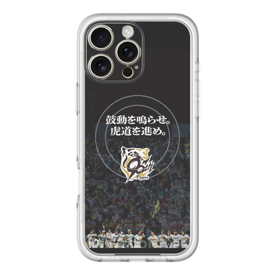 スリムプロテクションプレミアムケース with MagSafe［ 阪神タイガース - 90周年ロゴ - ビジュアル ］