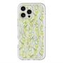 スリムプロテクションプレミアムケース with MagSafe［ 日比谷花壇 - DelicateGeometry - ライトグリーン ］
