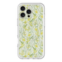 スリムプロテクションプレミアムケース with MagSafe［ 日比谷花壇 - DelicateGeometry - ライトグリーン ］