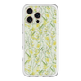 スリムプロテクションプレミアムケース with MagSafe［ 日比谷花壇 - DelicateGeometry - ライトグリーン ］