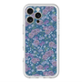 スリムプロテクションプレミアムケース with MagSafe［ 日比谷花壇 - FloralSymphony - ネイビー ］