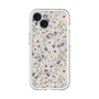 スリムプロテクションプレミアムケース with MagSafe［ 日比谷花壇 - FloralSymphony - ベージュ ］