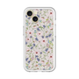 スリムプロテクションプレミアムケース with MagSafe［ 日比谷花壇 - FloralSymphony - ベージュ ］