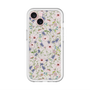 スリムプロテクションプレミアムケース with MagSafe［ 日比谷花壇 - FloralSymphony - ベージュ ］