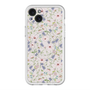 スリムプロテクションプレミアムケース with MagSafe［ 日比谷花壇 - FloralSymphony - ベージュ ］