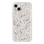 スリムプロテクションプレミアムケース with MagSafe［ 日比谷花壇 - FloralSymphony - ベージュ ］