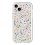 スリムプロテクションプレミアムケース with MagSafe［ 日比谷花壇 - FloralSymphony - ベージュ ］