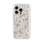 スリムプロテクションプレミアムケース with MagSafe［ 日比谷花壇 - FloralSymphony - ベージュ ］