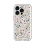 スリムプロテクションプレミアムケース with MagSafe［ 日比谷花壇 - FloralSymphony - ベージュ ］