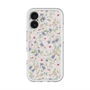 スリムプロテクションプレミアムケース with MagSafe［ 日比谷花壇 - FloralSymphony - ベージュ ］