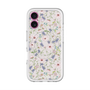スリムプロテクションプレミアムケース with MagSafe［ 日比谷花壇 - FloralSymphony - ベージュ ］