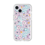 スリムプロテクションプレミアムケース with MagSafe［ 日比谷花壇 - HarmonyinBloom - パープル ］
