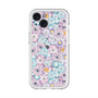 スリムプロテクションプレミアムケース with MagSafe［ 日比谷花壇 - HarmonyinBloom - パープル ］
