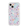 スリムプロテクションプレミアムケース with MagSafe［ 日比谷花壇 - HarmonyinBloom - パープル ］