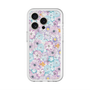 スリムプロテクションプレミアムケース with MagSafe［ 日比谷花壇 - HarmonyinBloom - パープル ］