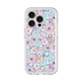 スリムプロテクションプレミアムケース with MagSafe［ 日比谷花壇 - HarmonyinBloom - パープル ］