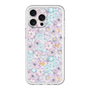 スリムプロテクションプレミアムケース with MagSafe［ 日比谷花壇 - HarmonyinBloom - パープル ］