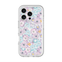 スリムプロテクションプレミアムケース with MagSafe［ 日比谷花壇 - HarmonyinBloom - パープル ］