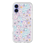 スリムプロテクションプレミアムケース with MagSafe［ 日比谷花壇 - HarmonyinBloom - パープル ］