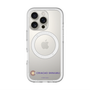 スリムプロテクションプレミアムケース with MagSafe［ クリアソン新宿 - 横組みロゴ1 ］
