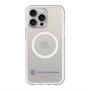 スリムプロテクションプレミアムケース with MagSafe［ クリアソン新宿 - 横組みロゴ2 ］