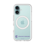 スリムプロテクションプレミアムケース with MagSafe［ クリアソン新宿 - 横組みロゴ2 ］