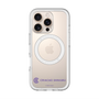 スリムプロテクションプレミアムケース with MagSafe［ クリアソン新宿 - 横組みロゴ2 ］