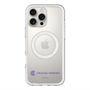 スリムプロテクションプレミアムケース with MagSafe［ クリアソン新宿 - 横組みロゴ2 ］