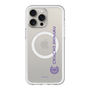スリムプロテクションプレミアムケース with MagSafe［ クリアソン新宿 - 縦組ロゴ２ ］