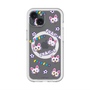 スリムプロテクションプレミアムケース with MagSafe［ クリアソン新宿 - くりあにゃん - 総柄 ］