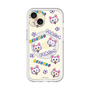 スリムプロテクションプレミアムケース with MagSafe［ クリアソン新宿 - くりあにゃん - 総柄 ］
