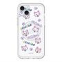 スリムプロテクションプレミアムケース with MagSafe［ クリアソン新宿 - くりあにゃん - 総柄 ］