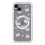スリムプロテクションプレミアムケース with MagSafe［ クリアソン新宿 - くりあにゃん - 総柄 ］