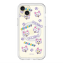 スリムプロテクションプレミアムケース with MagSafe［ クリアソン新宿 - くりあにゃん - 総柄 ］