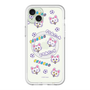 スリムプロテクションプレミアムケース with MagSafe［ クリアソン新宿 - くりあにゃん - 総柄 ］