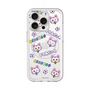 スリムプロテクションプレミアムケース with MagSafe［ クリアソン新宿 - くりあにゃん - 総柄 ］